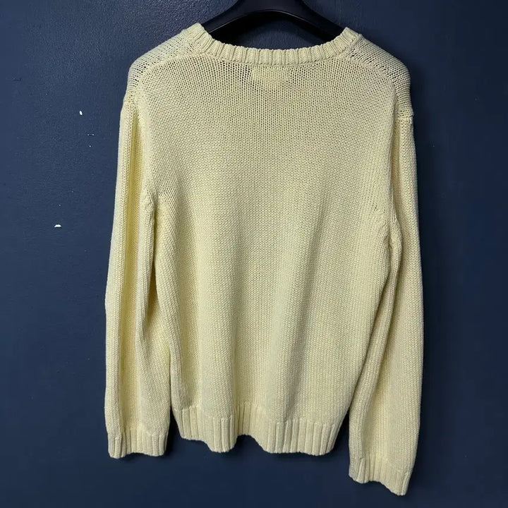 [SOLD OUT] M 자라 옐로우 브이넥 니트 스웨터