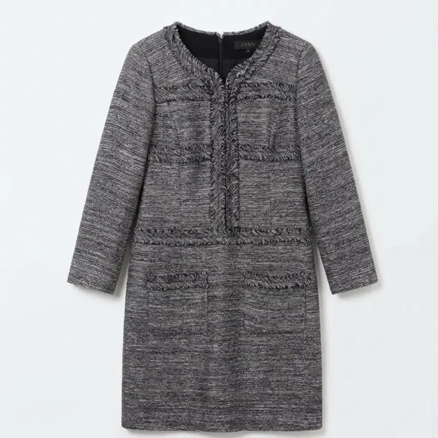 [BUNJANG] LYNN Tweed Suit Dress / 여성55/ LYNN 린 하객룩 트위드 정장 원피스 NV A-19