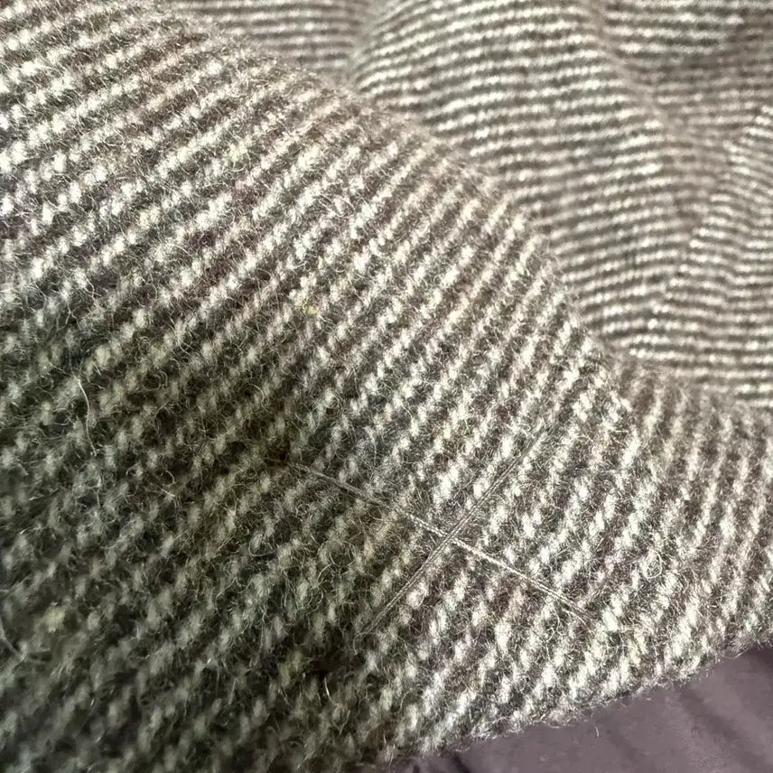 [BUNJANG] Series Brown Herringbone Pattern Mac Coat (Size 105) - New / 시리즈 패턴 발마칸 코트 브라운 105 사이즈 새제품