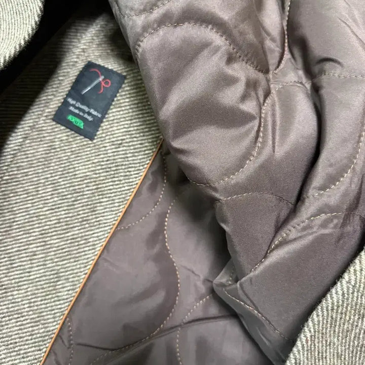 [BUNJANG] Series Brown Herringbone Pattern Mac Coat (Size 105) - New / 시리즈 패턴 발마칸 코트 브라운 105 사이즈 새제품