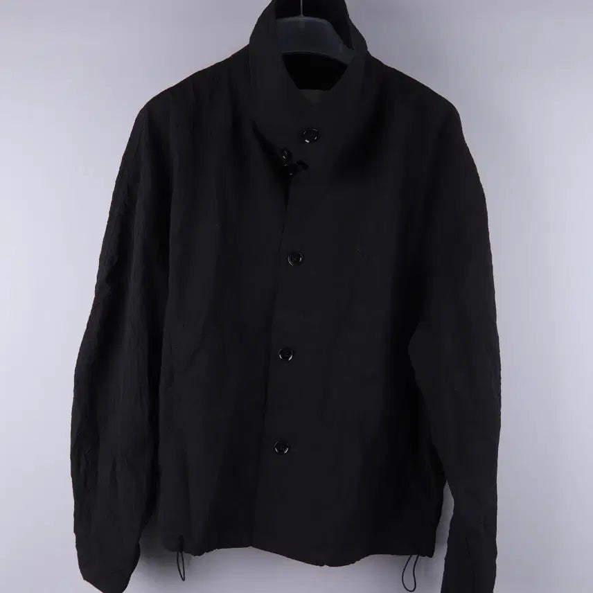 [BUNJANG] Insilence Crease Wool Balloon Jacket (Black, L) / 인사일런스 크리즈 울 벌룬 자켓 블랙 (L)