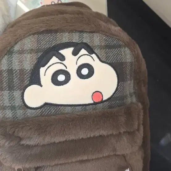 [BUNJANG] Sanrio Crayon Shin-chan Hat Scarf Set / 짱구가방 산리오 모자 목도리세트