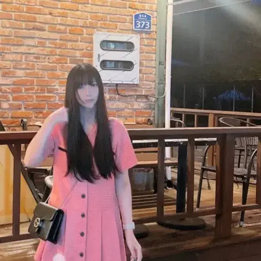 [BUNJANG] Merry One Tweed Dress / 메리원 트위드반팔원피스