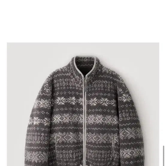 [BUNJANG] Slow and Dumble Fleece Zip-Up Gray / 슬로우앤드 덤블플리스