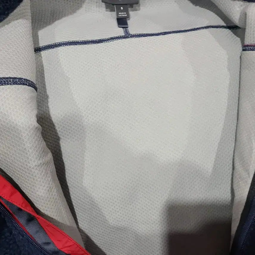 [BUNJANG] Patagonia Navy Red Fleece Vest / 파타고니아 네이비 레드 플리스 조끼