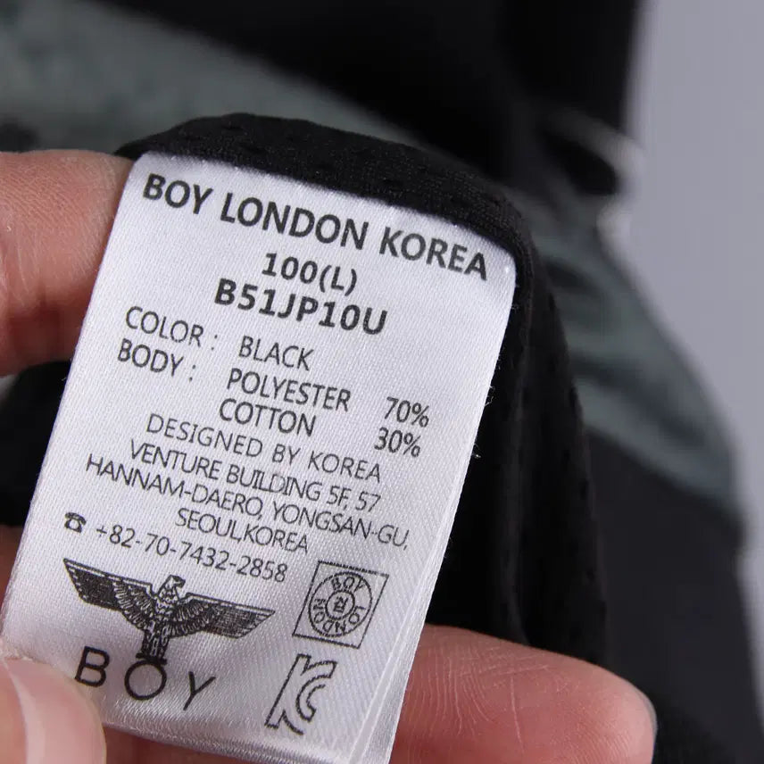 [BUNJANG] BOY LONDON Zip-Up Bomber Jacket (L) / 보이런던 프린팅 집업 봄버 자켓 (L)