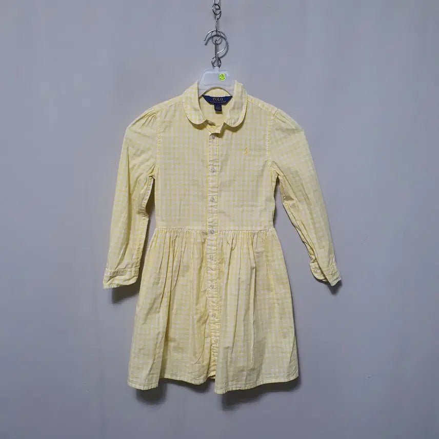 [BUNJANG] Polo Kids Checkered Dress / M251 폴로 키즈 체크 원피스 120