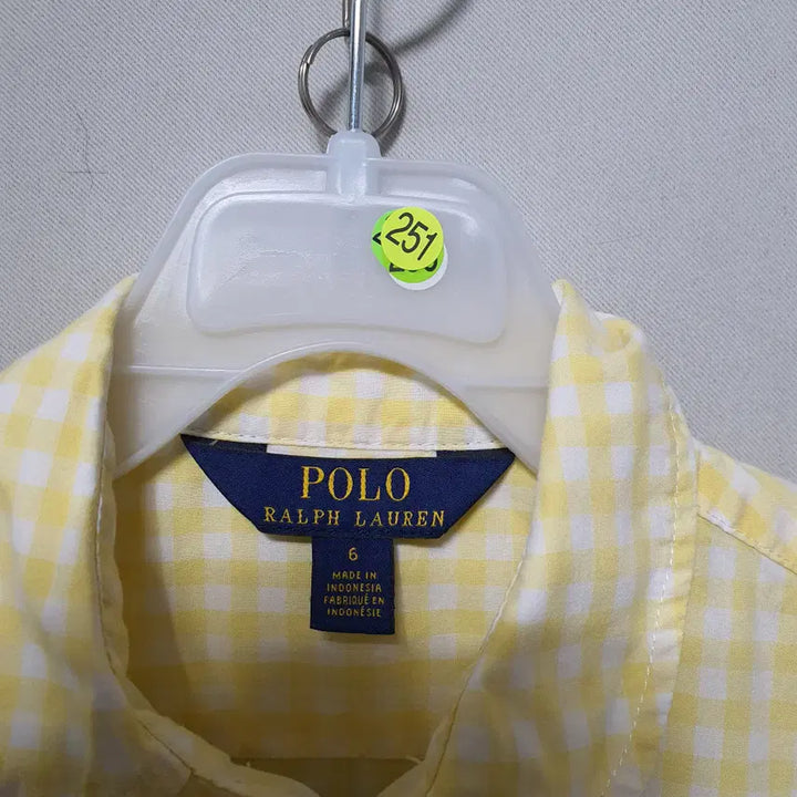 [BUNJANG] Polo Kids Checkered Dress / M251 폴로 키즈 체크 원피스 120