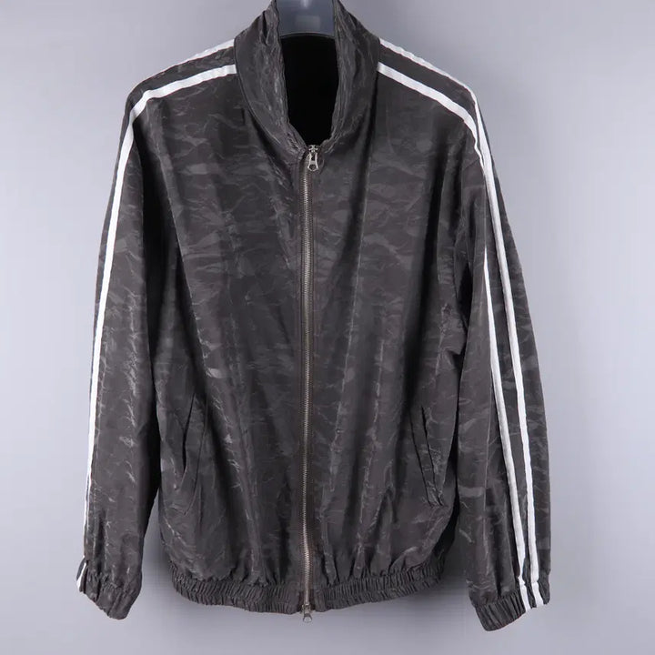 [BUNJANG] Unspecified F Size Glossy Track Zip-Up Jacket / 글로시 트랙 집업 자켓 (F)