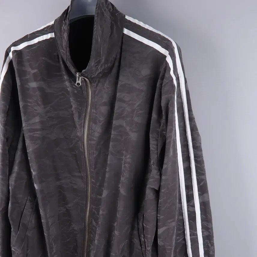 [BUNJANG] Unspecified F Size Glossy Track Zip-Up Jacket / 글로시 트랙 집업 자켓 (F)