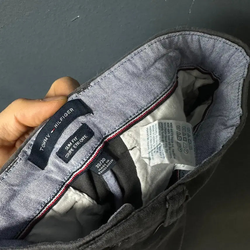 [BUNJANG] Tommy Hilfiger Gray Slim Chino Pants / 30 타미힐피거 그레이 슬림 치노팬츠 면바지