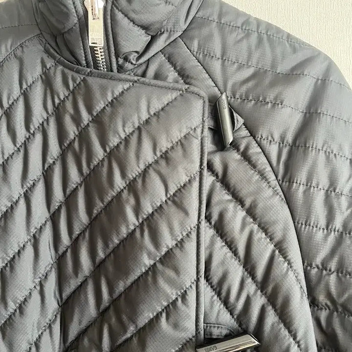 [BUNJANG] Ganni Quilted Long Coat Black Size 34 / Ganni 가니 퀼팅 롱 코트 블랙 사이즈34