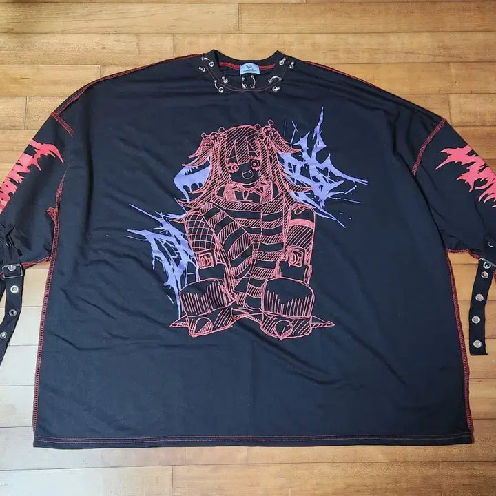 [BUNJANG] Unbranded Menhera Character T-Shirt / 지뢰계 멘헤라 캐릭터 티셔츠 판매합니다