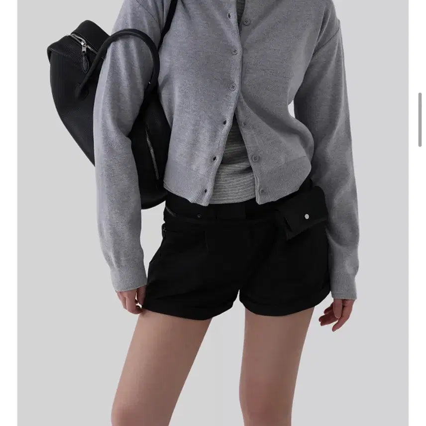 [SOLD OUT] (새상품) 어텀 소피 가디건 멜란지 그레이
