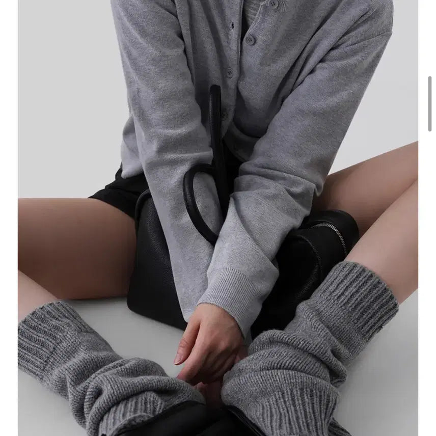 [SOLD OUT] (새상품) 어텀 소피 가디건 멜란지 그레이