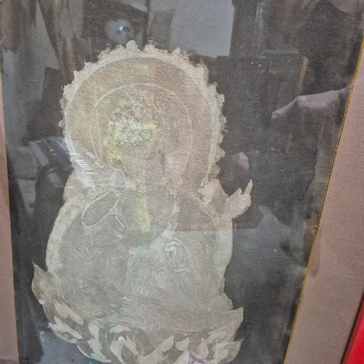[BUNJANG] Unknown Rare Korean Folk Painting / 45   83 센치 귀한민화그림불화