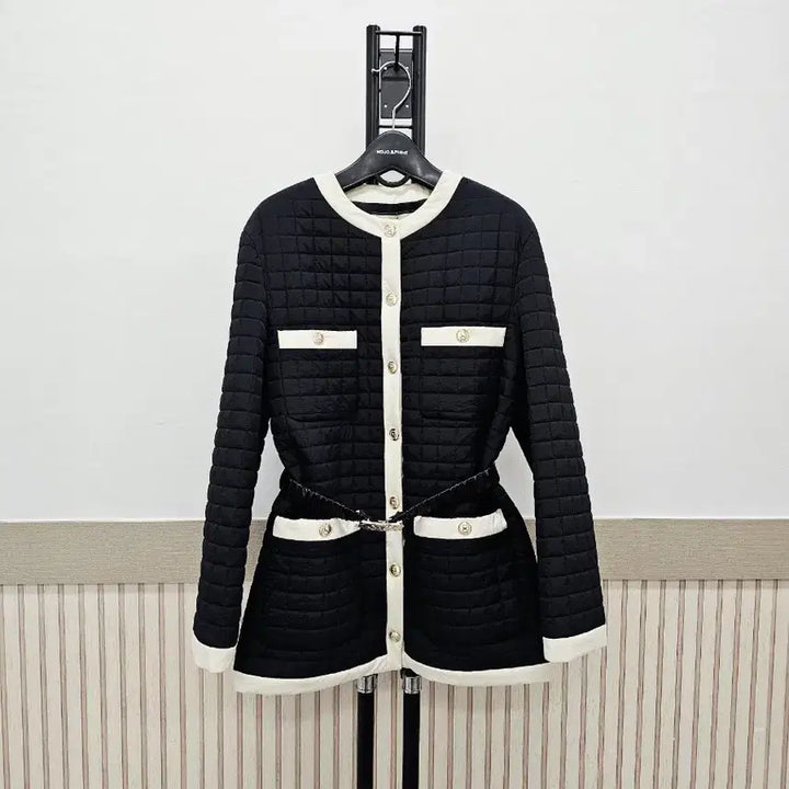 [BUNJANG] Mojo.S.Phine Quilted Jacket / 모조에스핀 라인배색 경량 퀄팅자켓