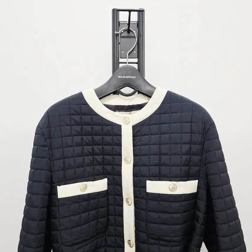 [BUNJANG] Mojo.S.Phine Quilted Jacket / 모조에스핀 라인배색 경량 퀄팅자켓