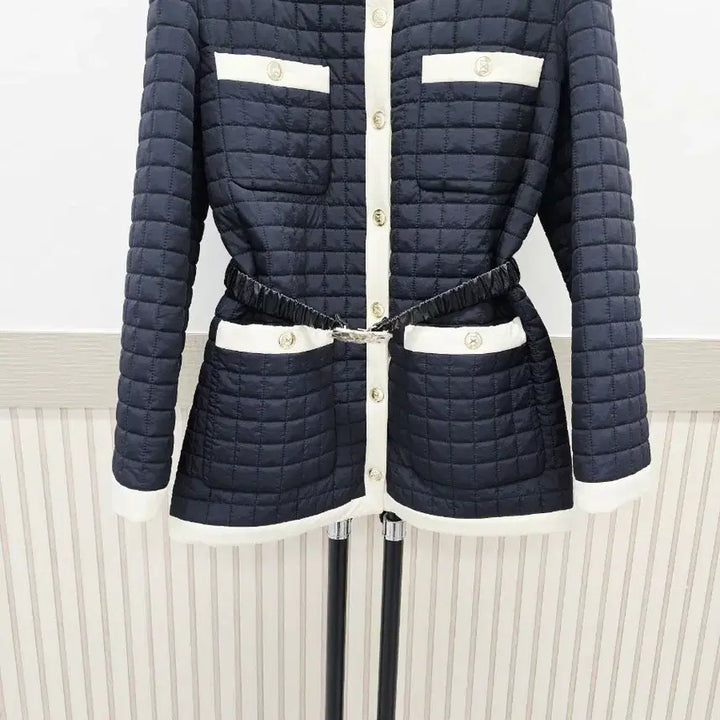 [BUNJANG] Mojo.S.Phine Quilted Jacket / 모조에스핀 라인배색 경량 퀄팅자켓