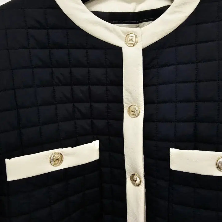 [BUNJANG] Mojo.S.Phine Quilted Jacket / 모조에스핀 라인배색 경량 퀄팅자켓