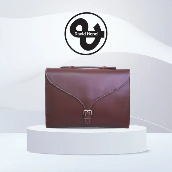 [BUNJANG] David & Henel Han Dong Hoon Burgundy Briefcase Bag / 데이빗앤헤넬 Breifcase P 버건디 한동훈 가방 신품급