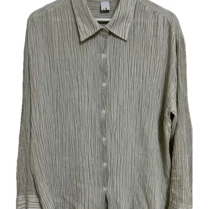 [BUNJANG] Hippieppy Airy Wrinkle Shirt Beige / 히피디피 에어리 셔츠 베이지