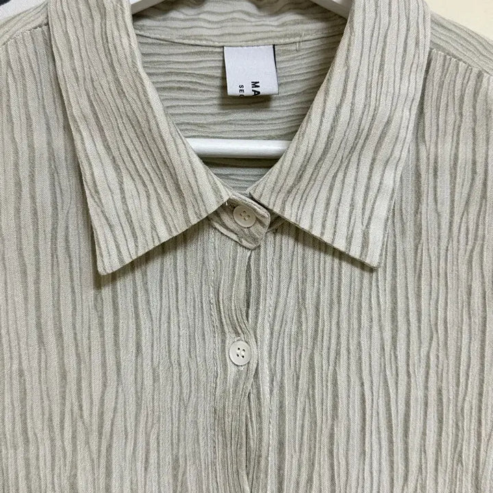 [BUNJANG] Hippieppy Airy Wrinkle Shirt Beige / 히피디피 에어리 셔츠 베이지