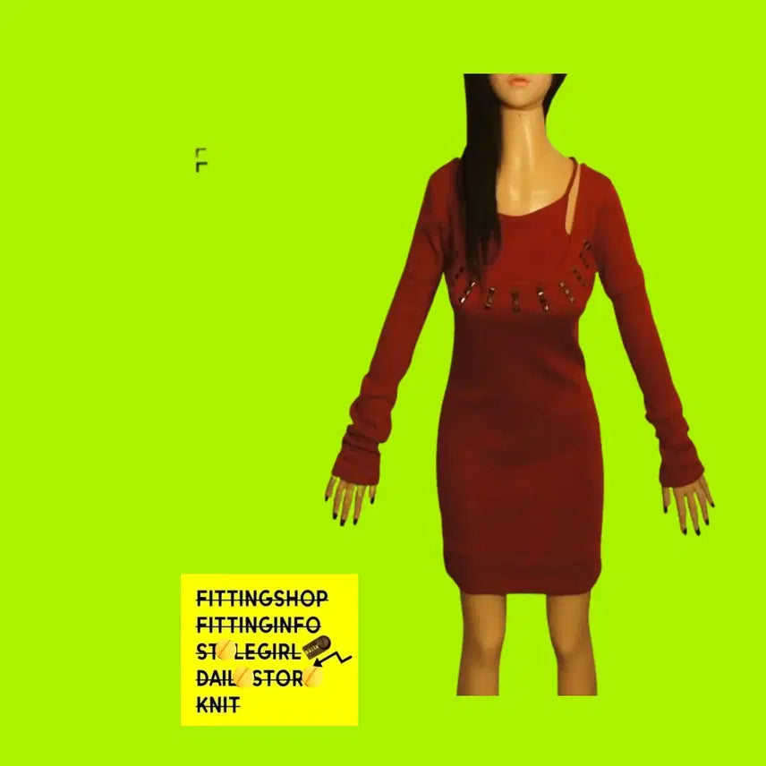[BUNJANG] Vintage Wool Dress / 1948 모직원피스 반팔원피스 롱니트 미니원피스 니트원피스 여자원피스