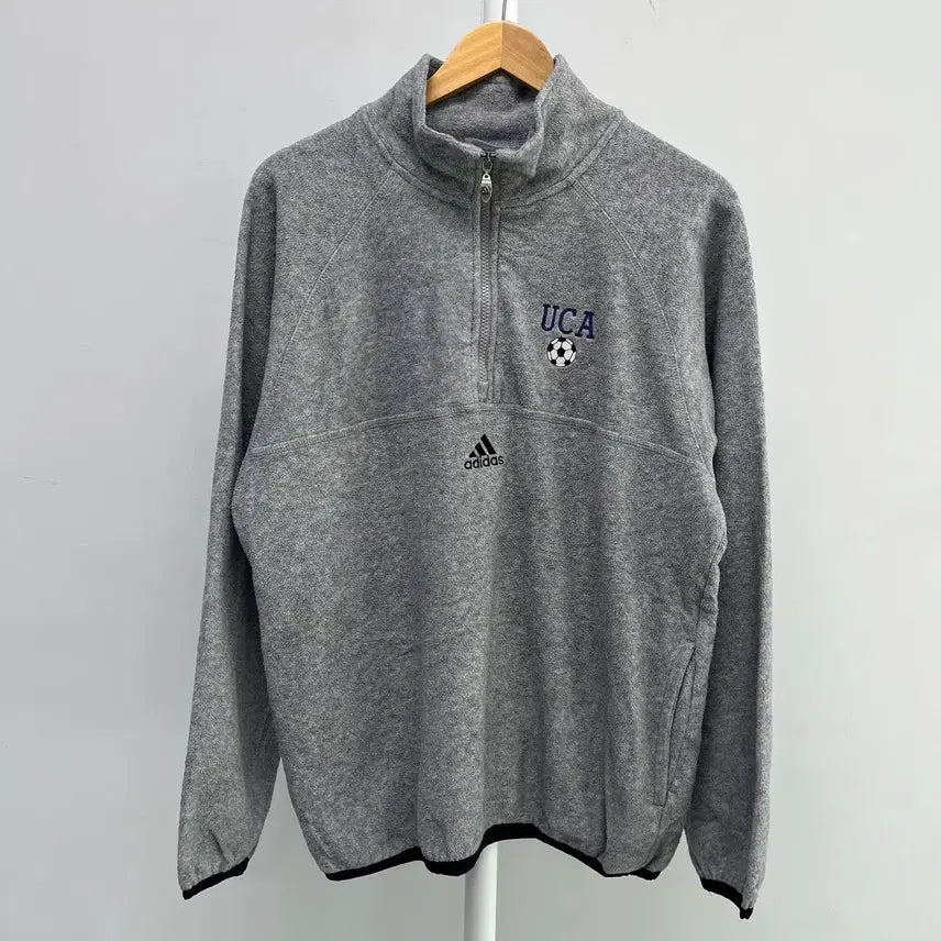 [BUNJANG] Adidas UCA Soccer Half Zip Fleece / [S] 90-00S 빈티지 아디다스 UCA 축구 하프집업 플리스