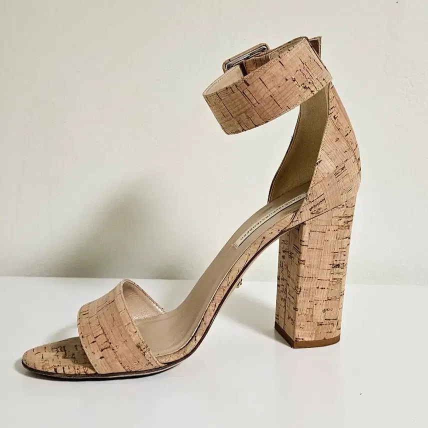 [BUNJANG] Diane von Furstenberg Cork Heel Sandals / 다이앤 본 퍼스텐버그 (Diane von Furstenberg)  코르크
