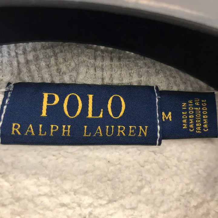 [BUNJANG] Polo Ralph Lauren Thermal Hoodie Zip-up Gray (M) / 폴로 랄프로렌 써멀 후드집업 M 그레이