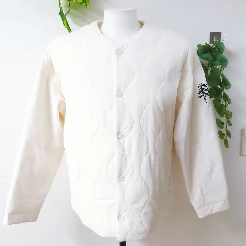 [BUNJANG] Kolon 22FW Men's Quilted Jacket 95 White / 코오롱 22FW 남성퀼팅자켓 방풍경량패딩 95 화이트