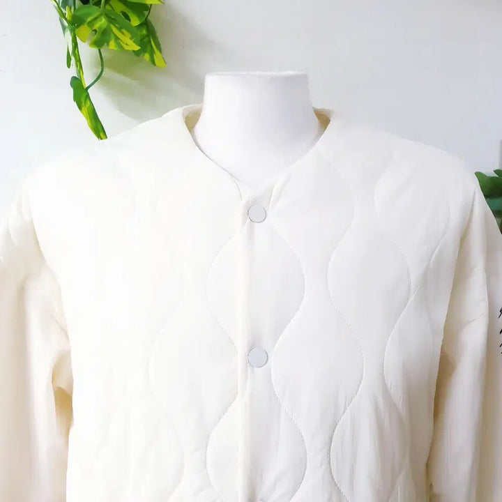 [BUNJANG] Kolon 22FW Men's Quilted Jacket 95 White / 코오롱 22FW 남성퀼팅자켓 방풍경량패딩 95 화이트