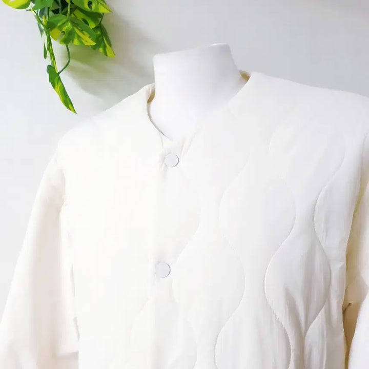 [BUNJANG] Kolon 22FW Men's Quilted Jacket 95 White / 코오롱 22FW 남성퀼팅자켓 방풍경량패딩 95 화이트