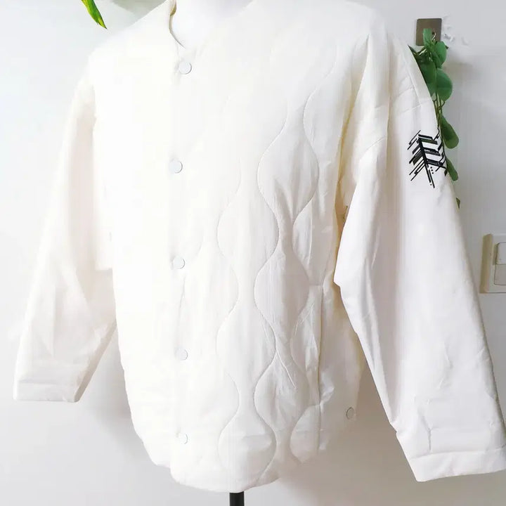 [BUNJANG] Kolon 22FW Men's Quilted Jacket 95 White / 코오롱 22FW 남성퀼팅자켓 방풍경량패딩 95 화이트
