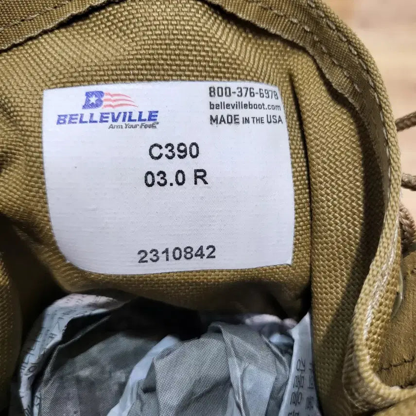 [BUNJANG] BELLVILLE Walker Boots Khaki 3R(220) / BELLVILLE
