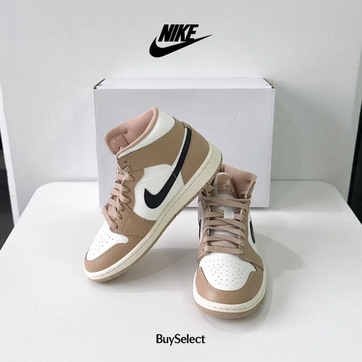 [BUNJANG] Nike Air Jordan 1 Mid Desert - Women's / [새상품/바로배송/100%정품] 나이키 여성 에어 조던 1 미드 데저트
