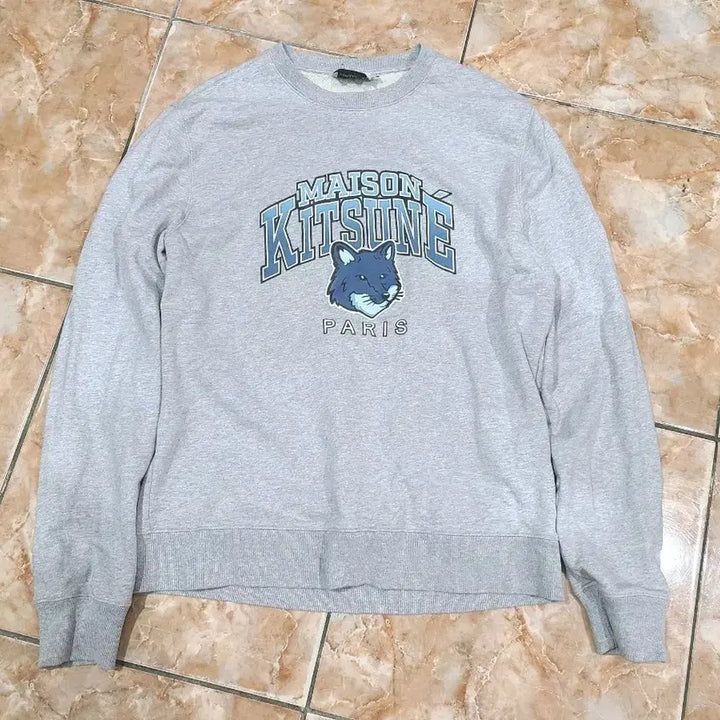 [BUNJANG] Maison Kitsune Campus Fox Regular Sweatshirt L / 메종키츠네 캠퍼스 폭스 레귤러 맨투맨 L