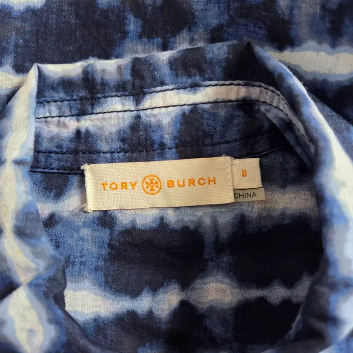 [BUNJANG] Tory Burch Women's Shirt Blue/White / 토리버치Tory Burch 여성 셔츠 블루/화이트