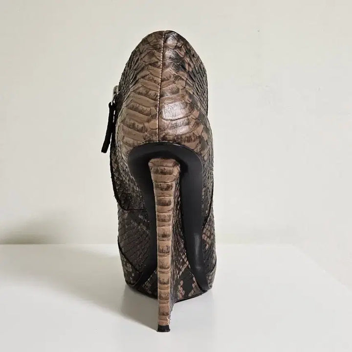 [BUNJANG] Giuseppe Zanotti Snake Skin Wedge Ankle Boots / 쥬세페 자노티 (Giuseppe Zanotti) 뱀피 웨지 앵클 부츠