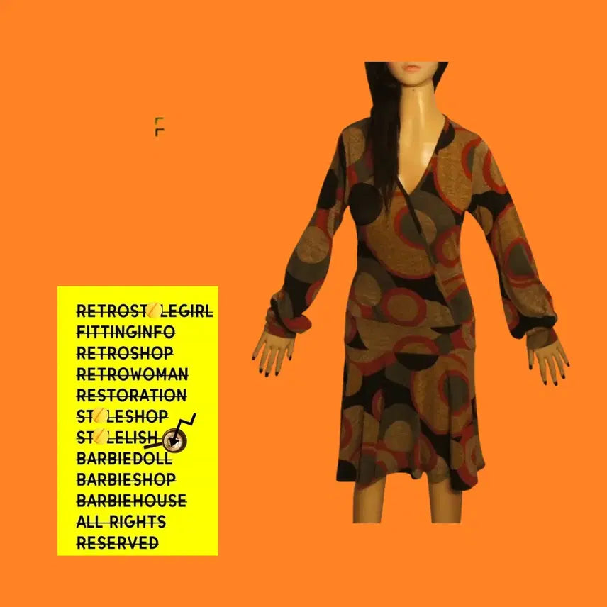 [BUNJANG] Vintage STOP1964 Wool Dress / 1964 모직원피스 반팔원피스 롱니트 미니원피스 니트원피스 여자원피스