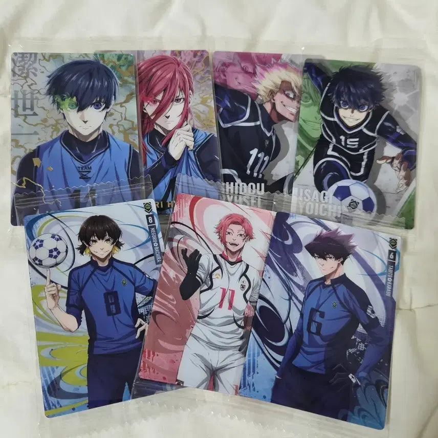 [BUNJANG] Blue Lock Wafer Card Bundle Set Isagi Chigiri Bachira / (일괄) 블루록 웨하스카드 / 이사기 치기리 바치라