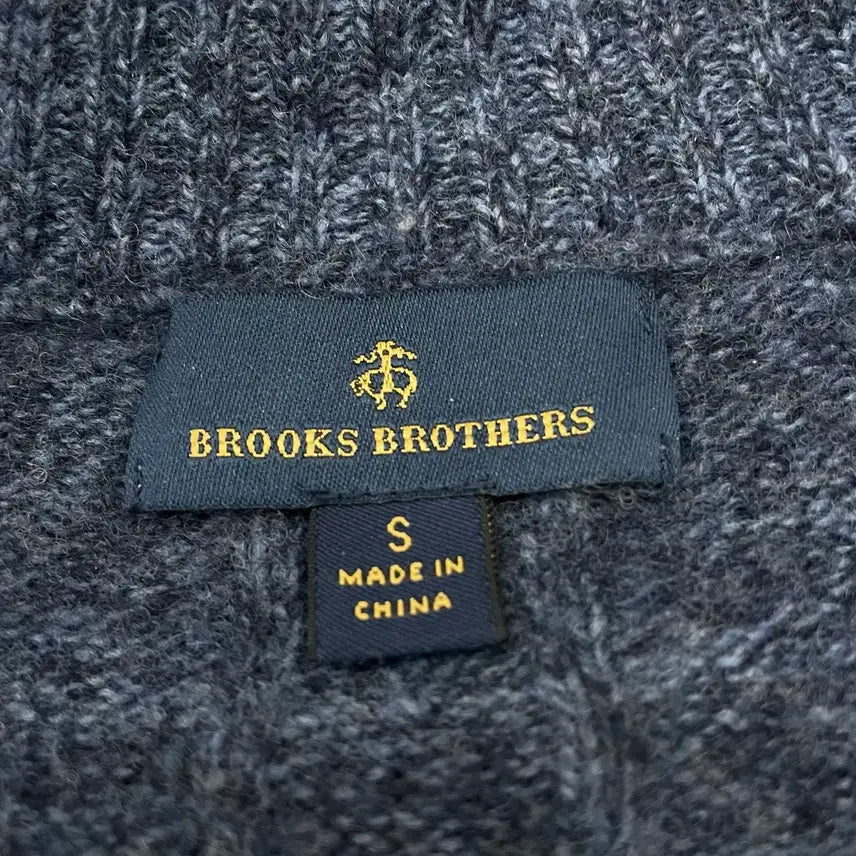 [BUNJANG] Brooks Brothers Half-Zip Cable Knit Sweater / 브룩스브라더스 반집업 케이블 니트