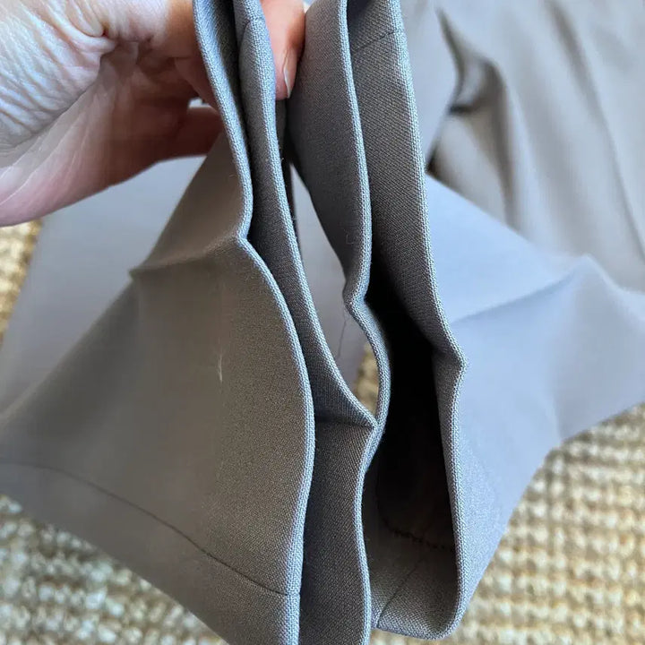 [BUNJANG] Pessimico Tailored Pants - Light Brown - Size 44 / 페세리코 이태리 여성 테일러드팬츠 44사이즈