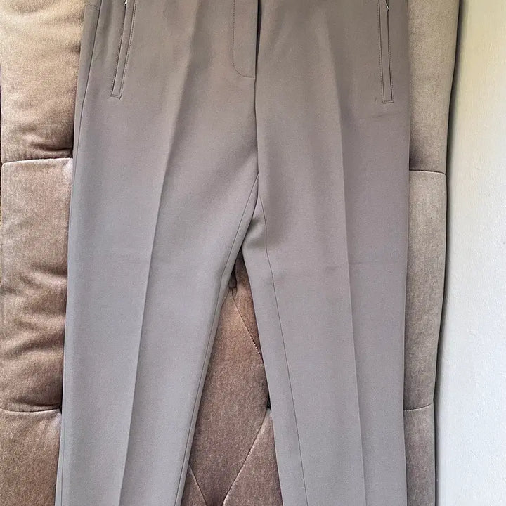 [BUNJANG] Pessimico Tailored Pants - Light Brown - Size 44 / 페세리코 이태리 여성 테일러드팬츠 44사이즈