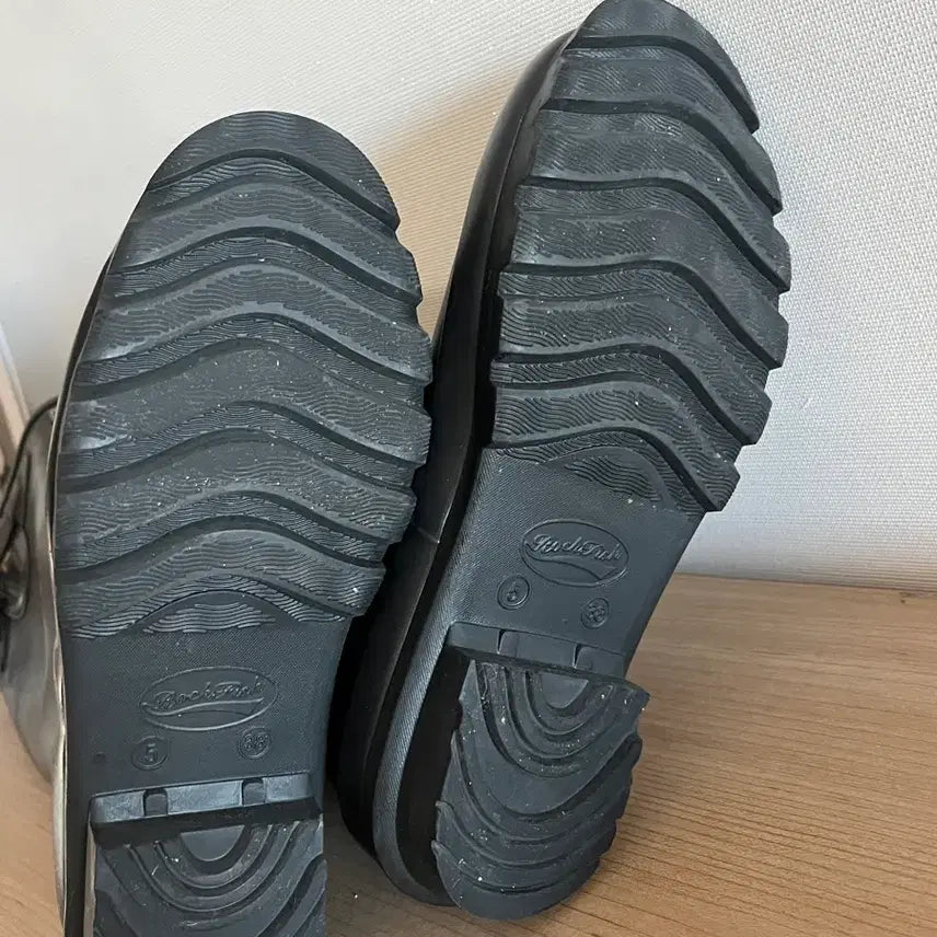 [BUNJANG] Rockfish Rain Boots Black 38 / 2번신은 거의 새상품!! 락피쉬 롱 레인부츠 블랙 38 (245)