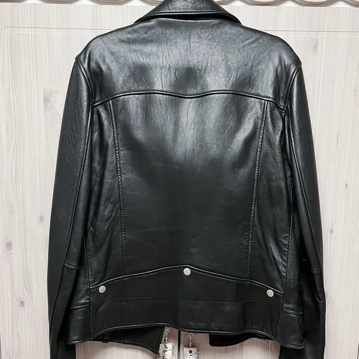 [BUNJANG] Unisex 100% Lambskin Leather Jacket / 100%양가죽 라이더 자켓 (남녀공용)