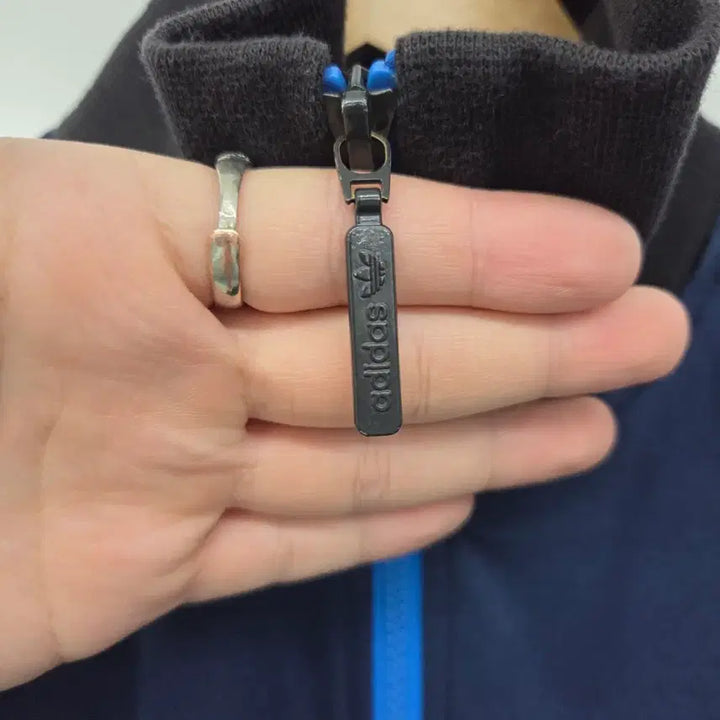 [BUNJANG] Adidas Navy Blue Track Top (Men's) / 아디다스져지 네이비 블루 트랙탑 남s