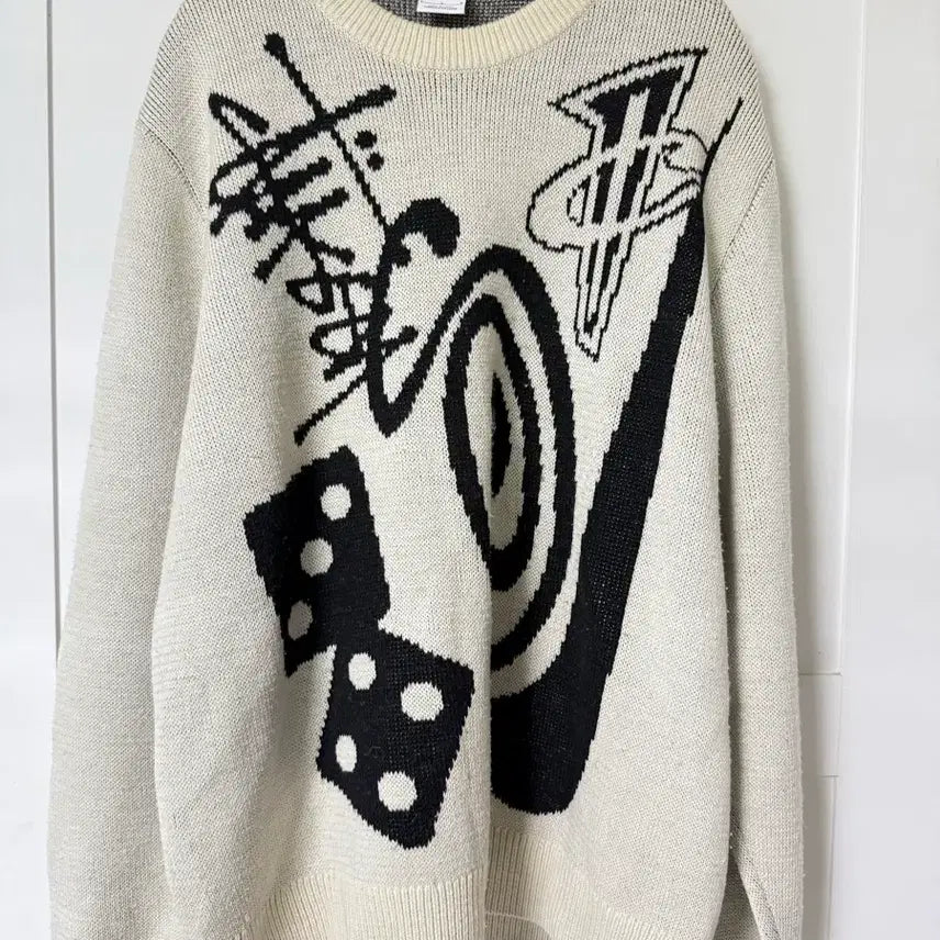 [BUNJANG] Nike x Stussy NRG Knit Sweater - Size L / 나이키 스투시 NRG 니트 스웨터 파슬 L