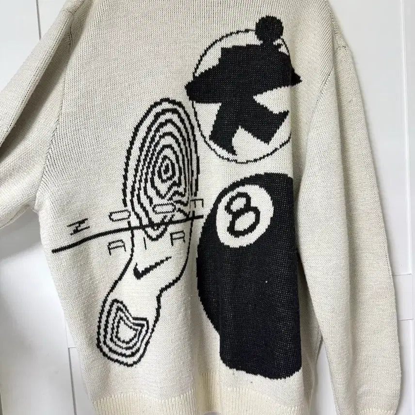[BUNJANG] Nike x Stussy NRG Knit Sweater - Size L / 나이키 스투시 NRG 니트 스웨터 파슬 L